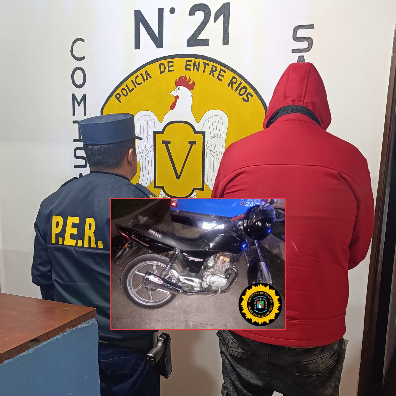 Circulaba con un escape que hacía ruidos molestos, quiso escapar y fue detenido